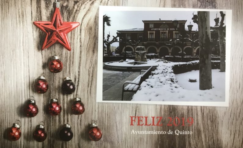 El Ayuntamiento de Quinto te desea ¡Feliz 2019!