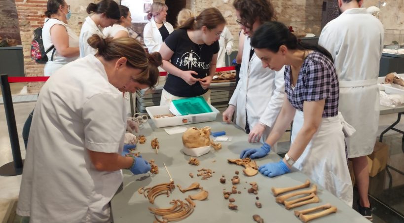 Los restos óseos y momificados de Quinto, objeto de estudio del Curso Extraordinario de antropología